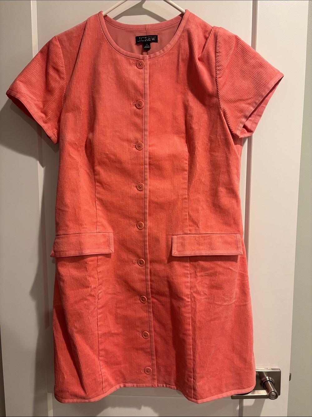 J. Crew Women’s Corduroy Short Sleeve Parc Dress 12 - Picture 2 of 8